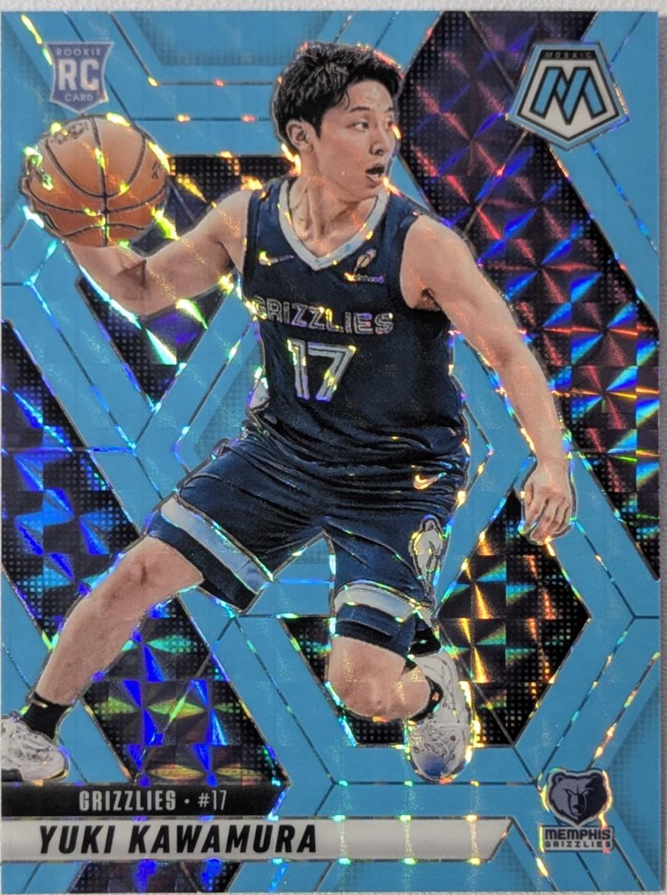 Yuki Kawamura [Blue Fluorescent] #209 Prices | 2024 Panini Mosaic