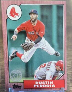 Dustin Pedroia [Mini Red] #87-61
