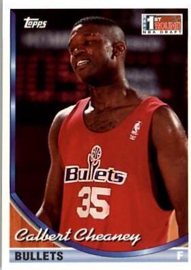 calbert cheaney #158 Basketball Cards 1993 Topps