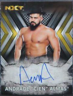 Andrade 'Cien' Almas #RA-AC Wrestling Cards 2017 Topps WWE NXT Autographs