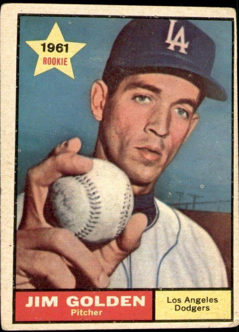 Jim Golden #298 Baseball Cards 1961 Topps