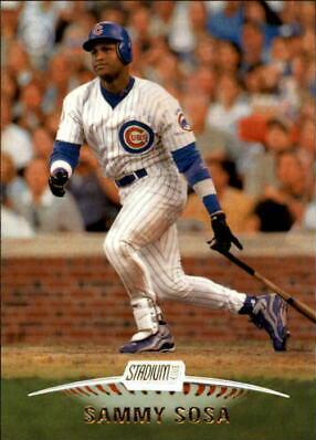 Sammy Sosa #66 Baseball Cards 1999 Stadium Club