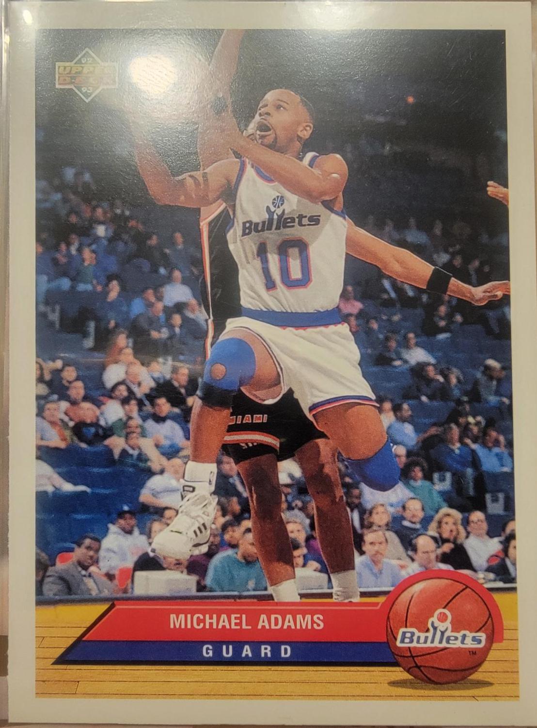 Michael Adams #P42 Basketball Cards 1993 Upper Deck