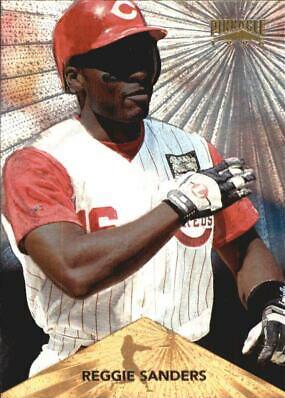 Reggie Sanders #10 Baseball Cards 1996 Pinnacle Starburst