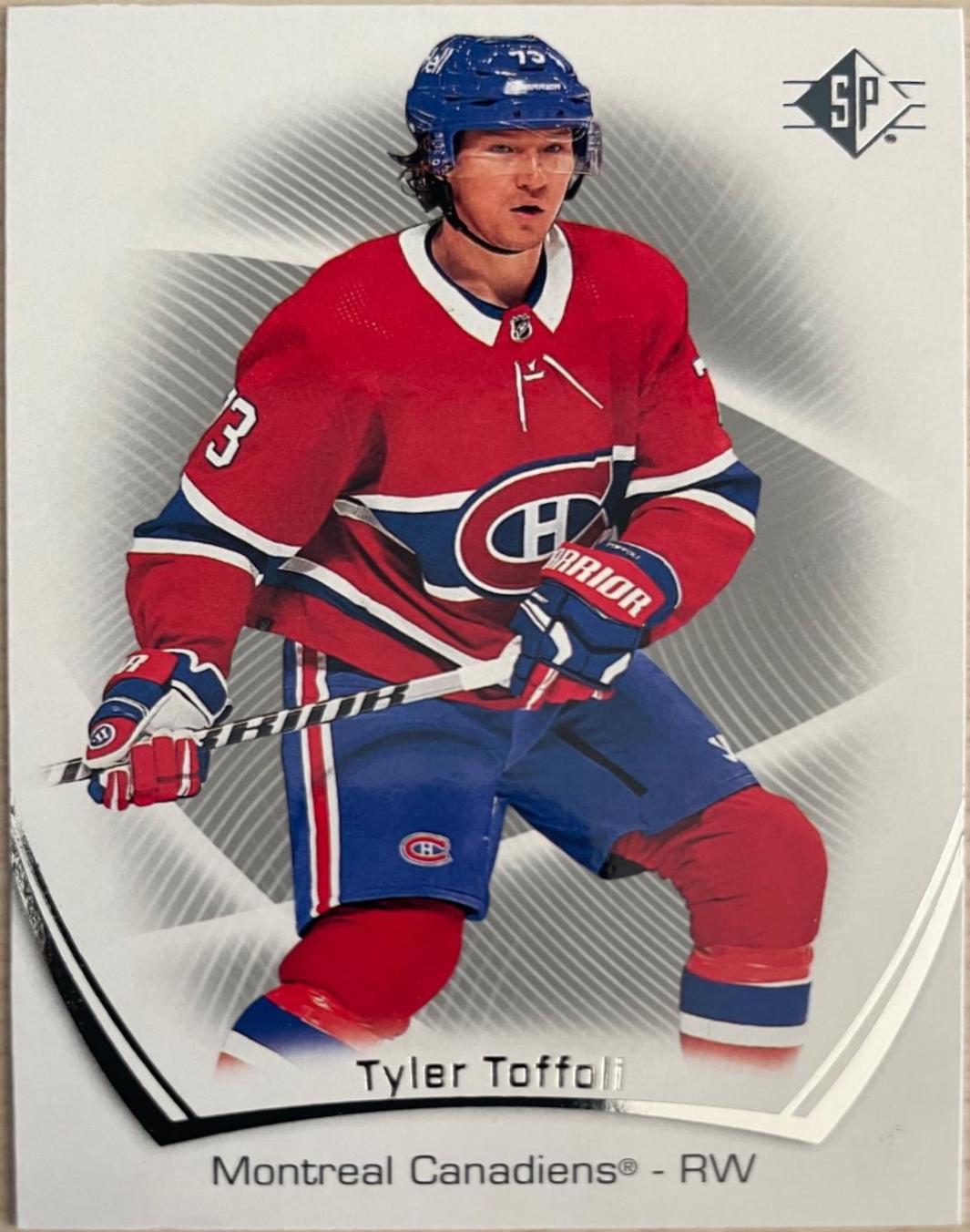 Tyler Toffoli #21 Hockey Cards 2021 SP