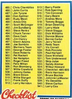 Checklist 485-605
