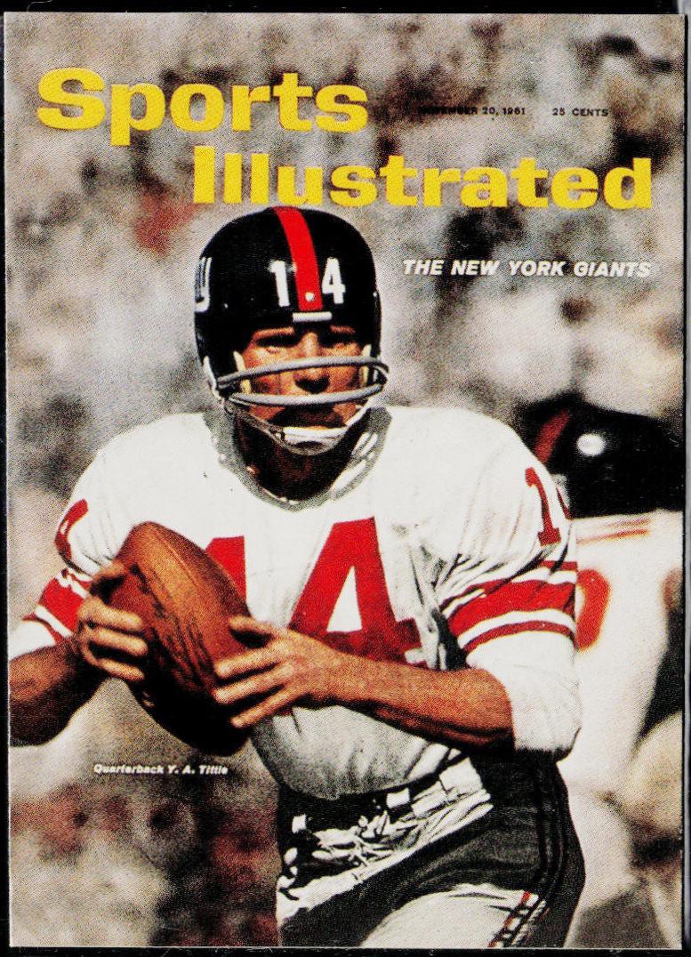 Y.A. Tittle #2 Football Cards 1999 Sports Illustrated Covers