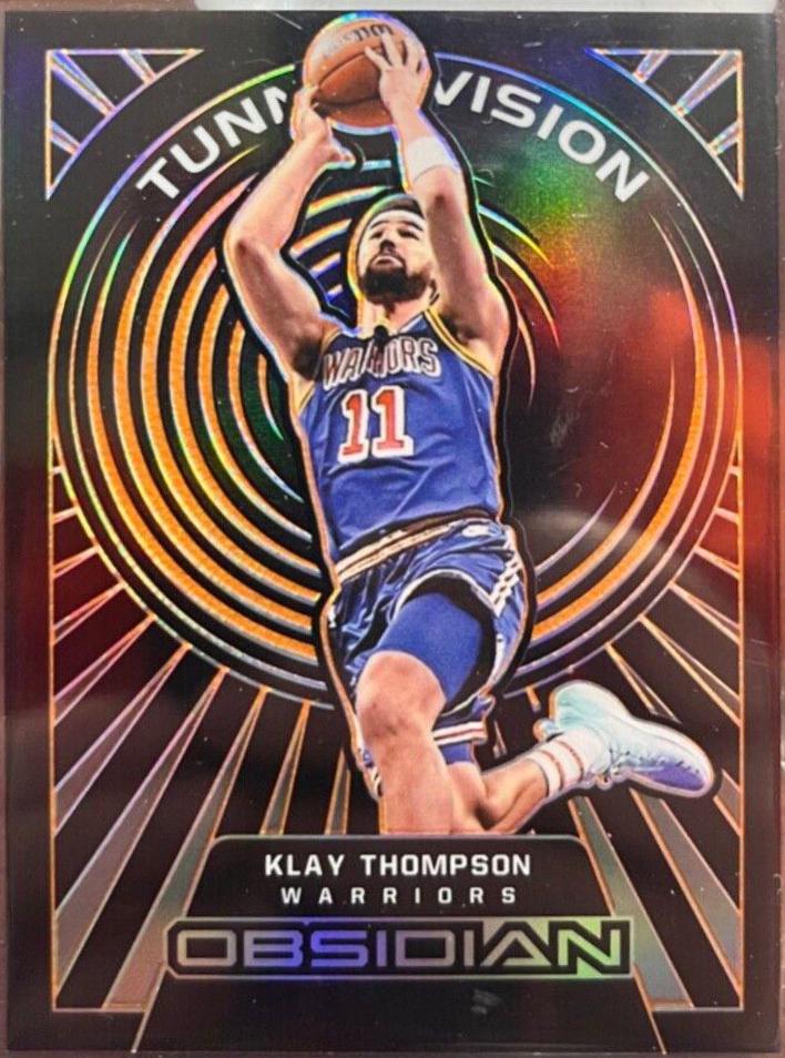 Klay Thompson [Orange] #16 Prices | 2021 Panini Obsidian Tunnel Vision ...