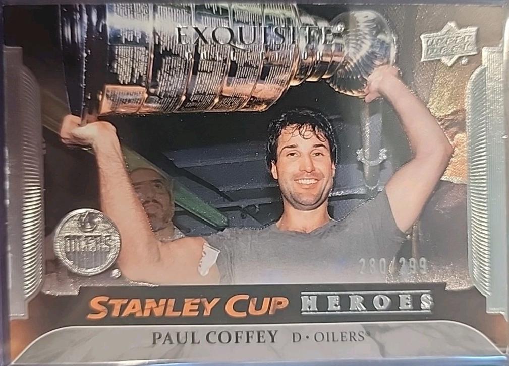 Paul Coffey #ESC-PC 2025 Upper Deck Black Diamond Exquisite Collection Stanley Cup Heroes Hockey