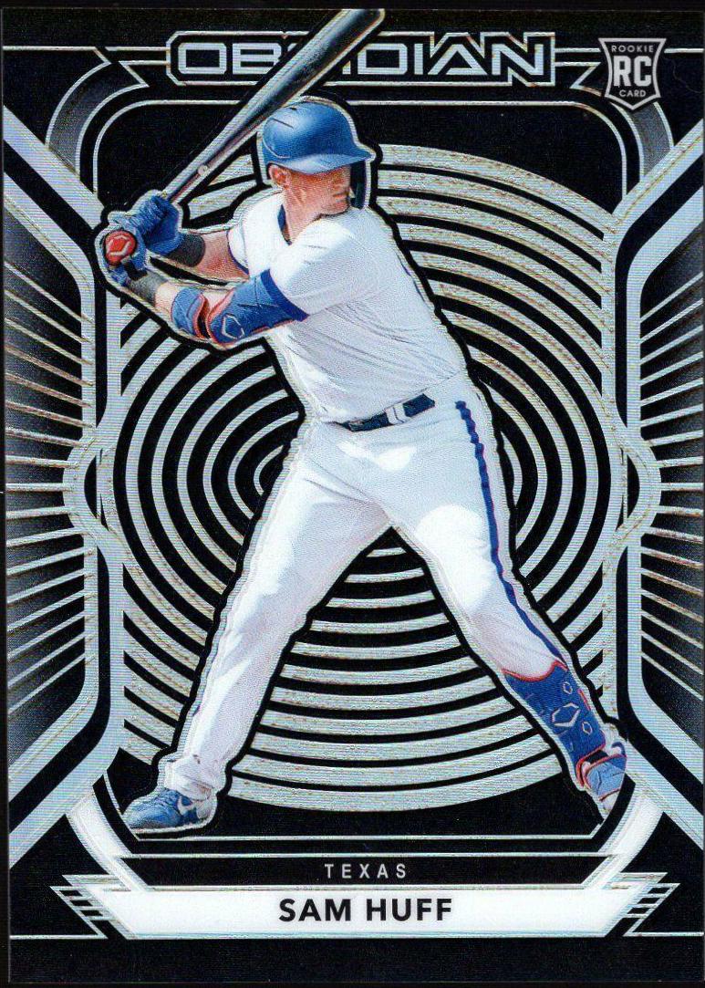 Sam Huff #16 Baseball Cards 2021 Panini Chronicles Obsidian