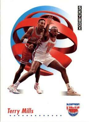 Terry Mills #184 Basketball Cards 1991 Skybox