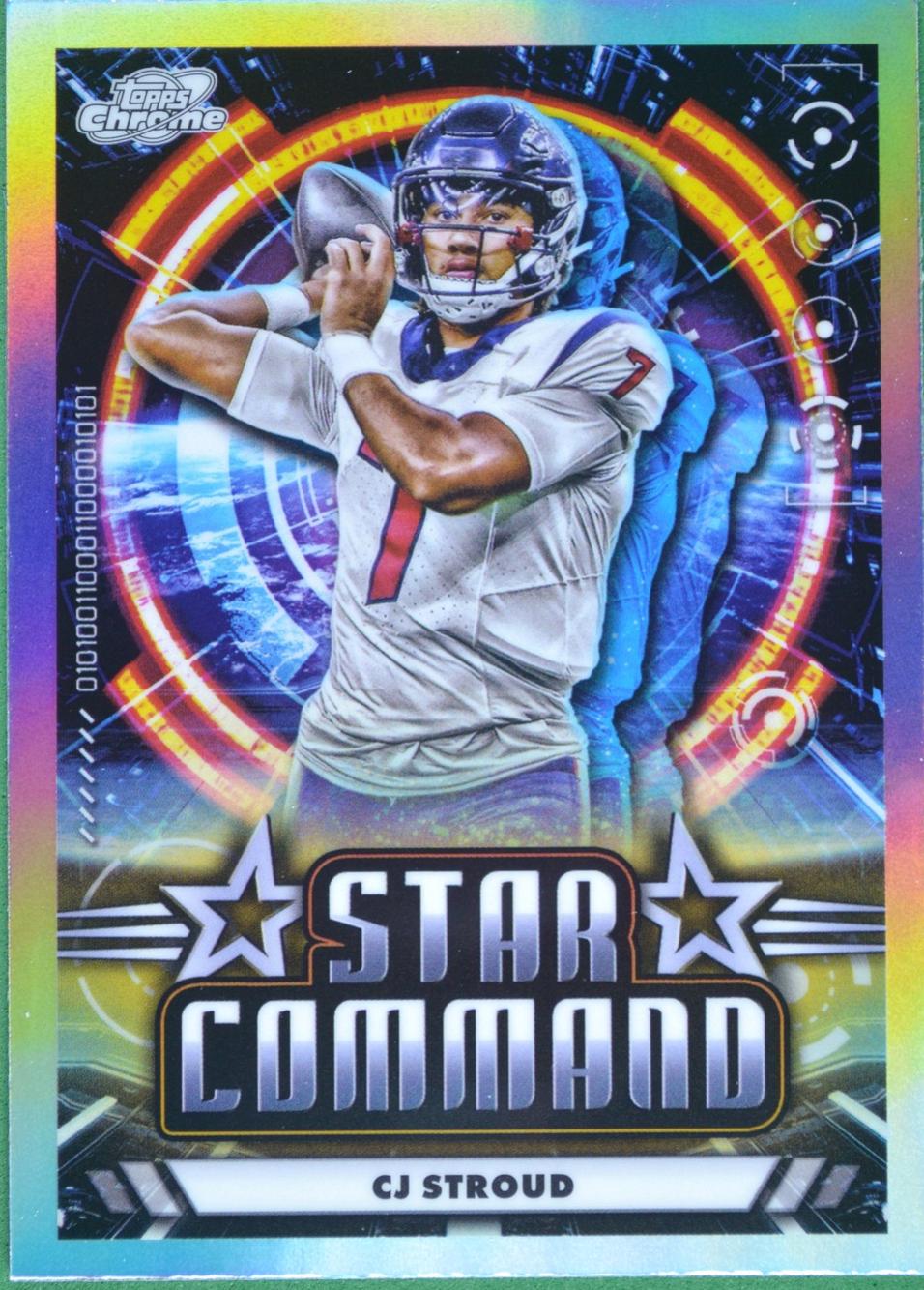 CJ Stroud #SC-11 Football Cards 2024 Topps Cosmic Chrome Star Command