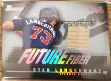 Ryan Langerhans #FF-RK Baseball Cards 2003 Bowman Future Fiber Bat