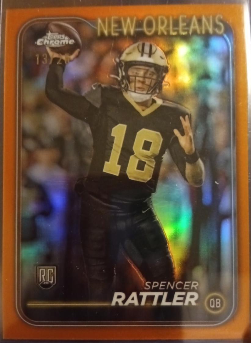 Spencer Rattler [Orange Geometric] #213