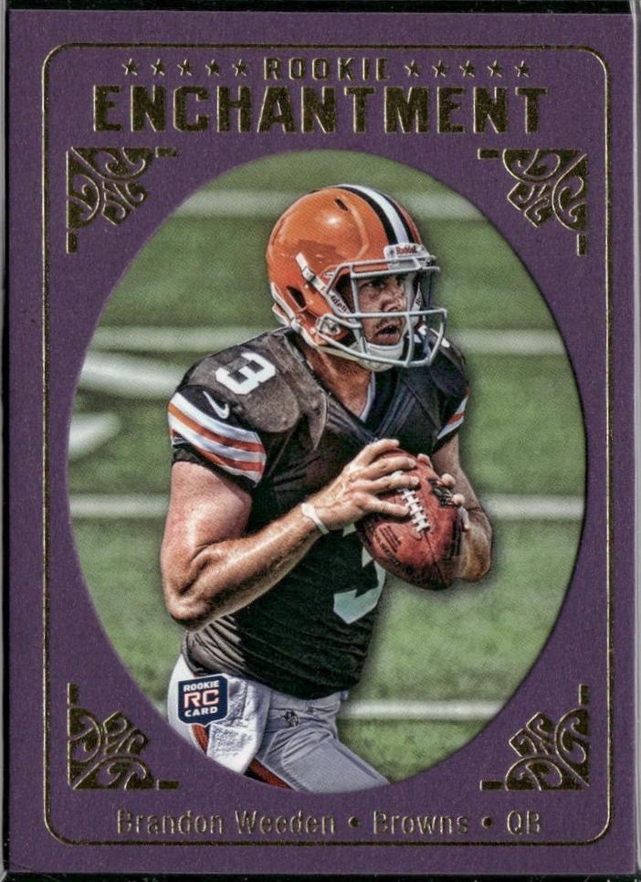 Brandon Weeden #RE-BW Football Cards 2012 Topps Magic Rookie Enchantment