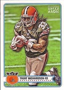 Trent Richardson #165 Football Cards 2012 Topps Magic