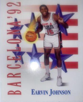 Earvin Johnson #533 Basketball Cards 1992 Skybox USA