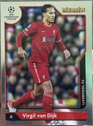 Virgil Van Dijk #103 2021 Topps Merlin Chrome UEFA