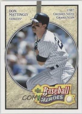 Don Mattingly #24 Baseball Cards 2005 Upper Deck Baseball Heroes