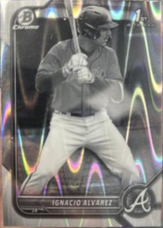 Ignacio Alvarez [Black & White RayWave] #BDC-125 Prices | 2022 Bowman ...