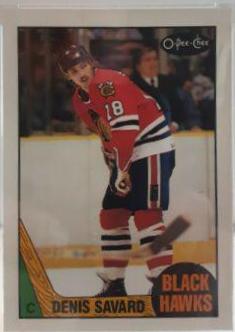 Denis Savard #127 Hockey Cards 1987 O-Pee-Chee