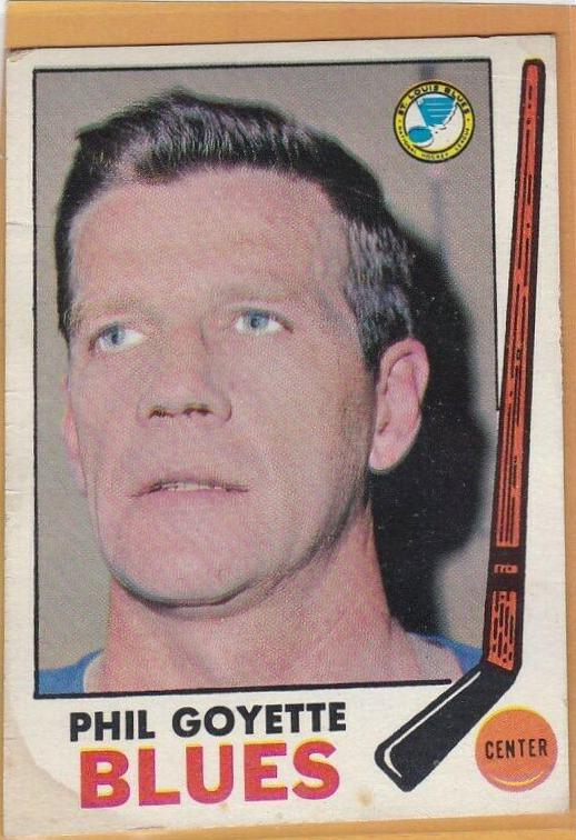 Phil Goyette #21 Hockey Cards 1969 Topps