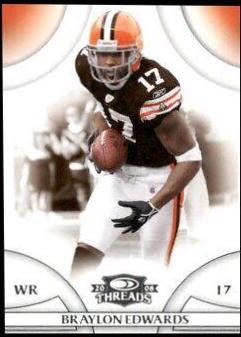 Braylon Edwards #134 2008 Panini Donruss Threads Football