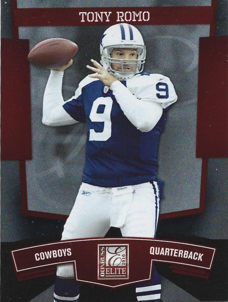 Tony Romo #28 Football Cards 2010 Panini Donruss Elite