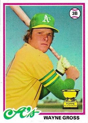 Wayne Gross #139 Baseball Cards 1978 Topps
