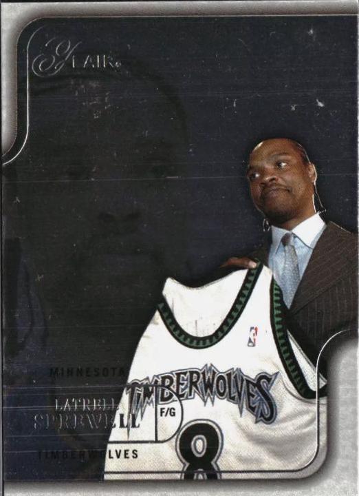 Latrell Sprewell #23 Basketball Cards 2003 Flair
