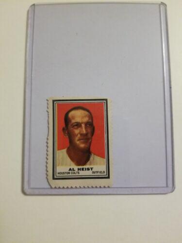Al Heist Baseball Cards 1962 Topps Stamps
