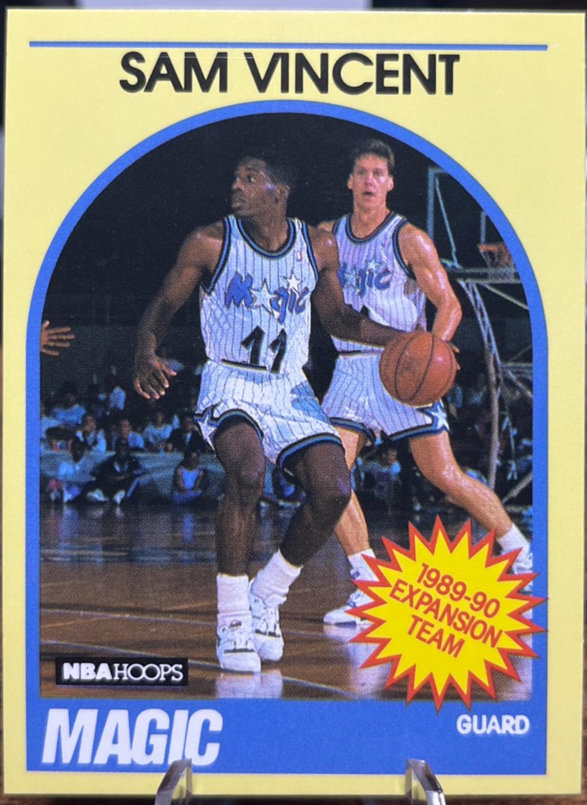 Sam Vincent #69 Basketball Cards 1990 Hoops Superstars