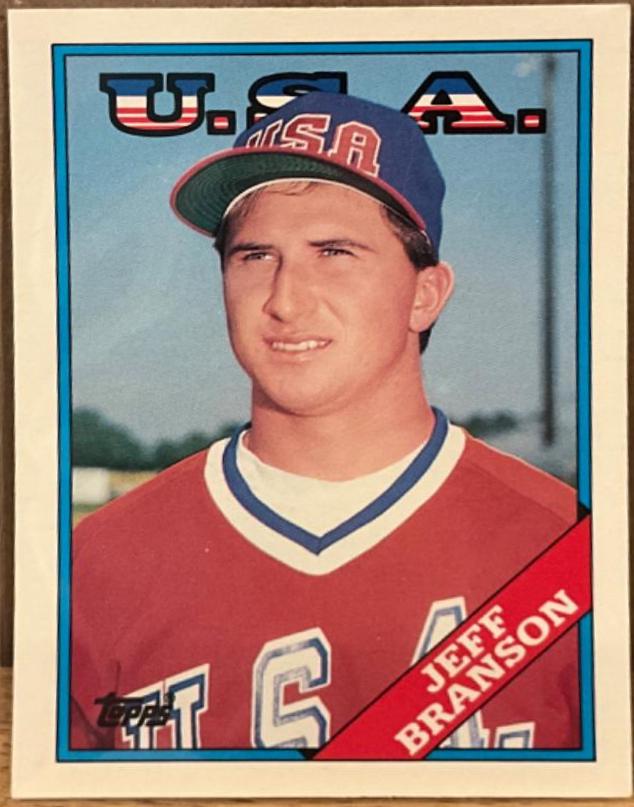 Jeff Branson #19T Baseball Cards 1988 Topps Traded Tiffany