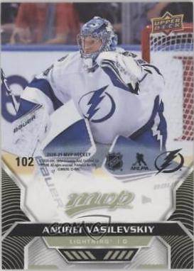 Andrei Vasilevskiy #102 Hockey Cards 2020 Upper Deck MVP Puzzle Back