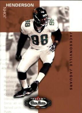 John Henderson #180 2002 Fleer Box Score Football