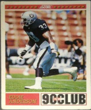 Eddie Anderson #424 Football Cards 1993 Panini Score