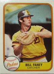 Bill Fahey #490 Baseball Cards 1981 Fleer Prices
