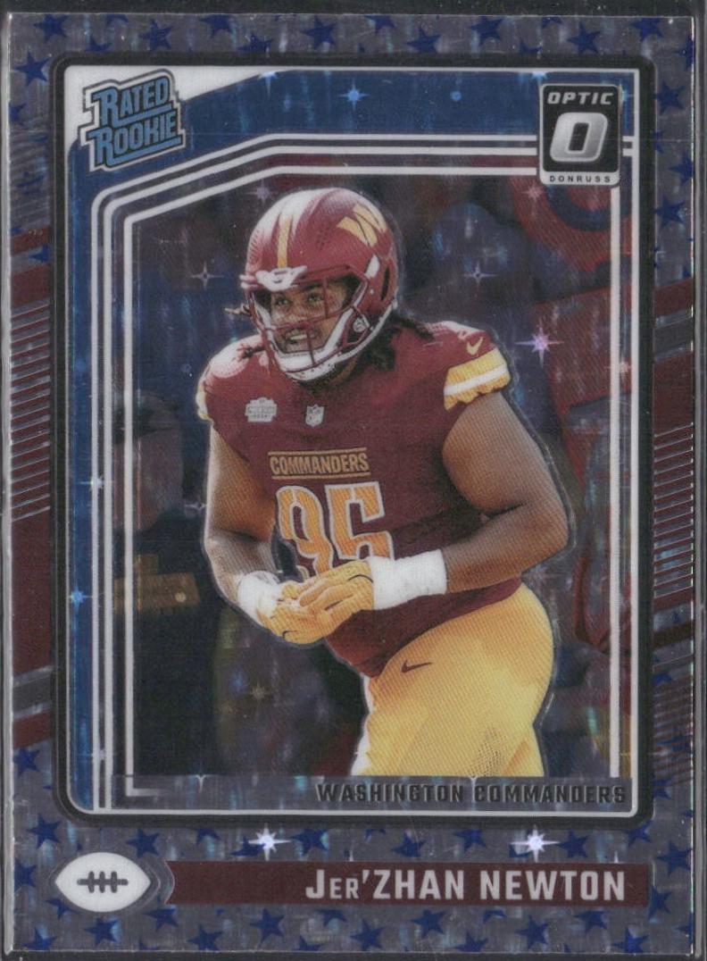Jer'Zhan Newton [Stars] #252 Prices | 2024 Panini Donruss Optic ...
