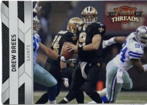 Drew Brees #91 Football Cards 2010 Panini Threads