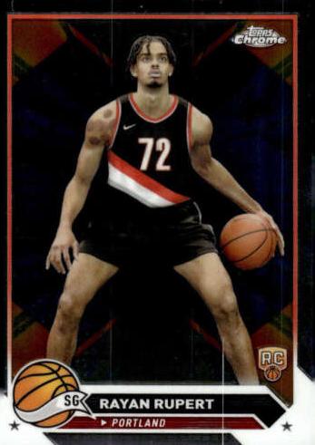 Rayan Rupert #155 Basketball Cards 2023 Topps Chrome