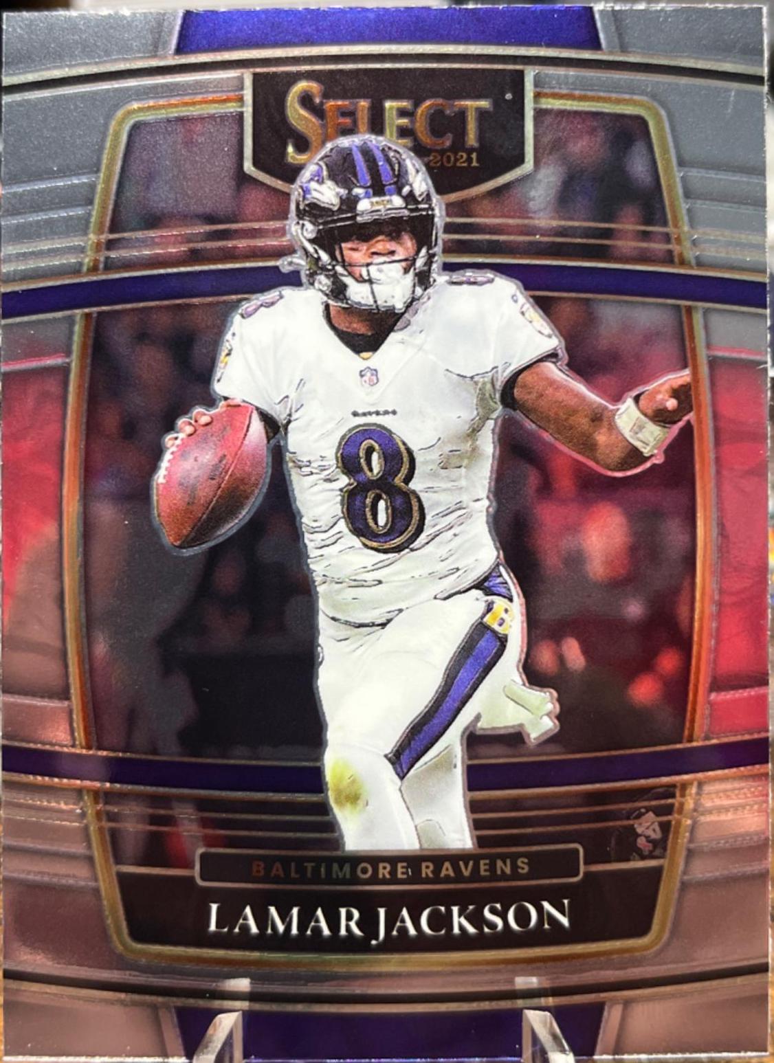 Lamar Jackson #5 Football Cards 2021 Panini Select