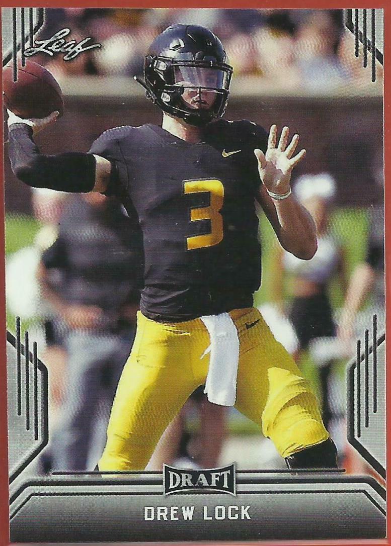 Drew Lock #26 Football Cards 2019 Leaf Draft