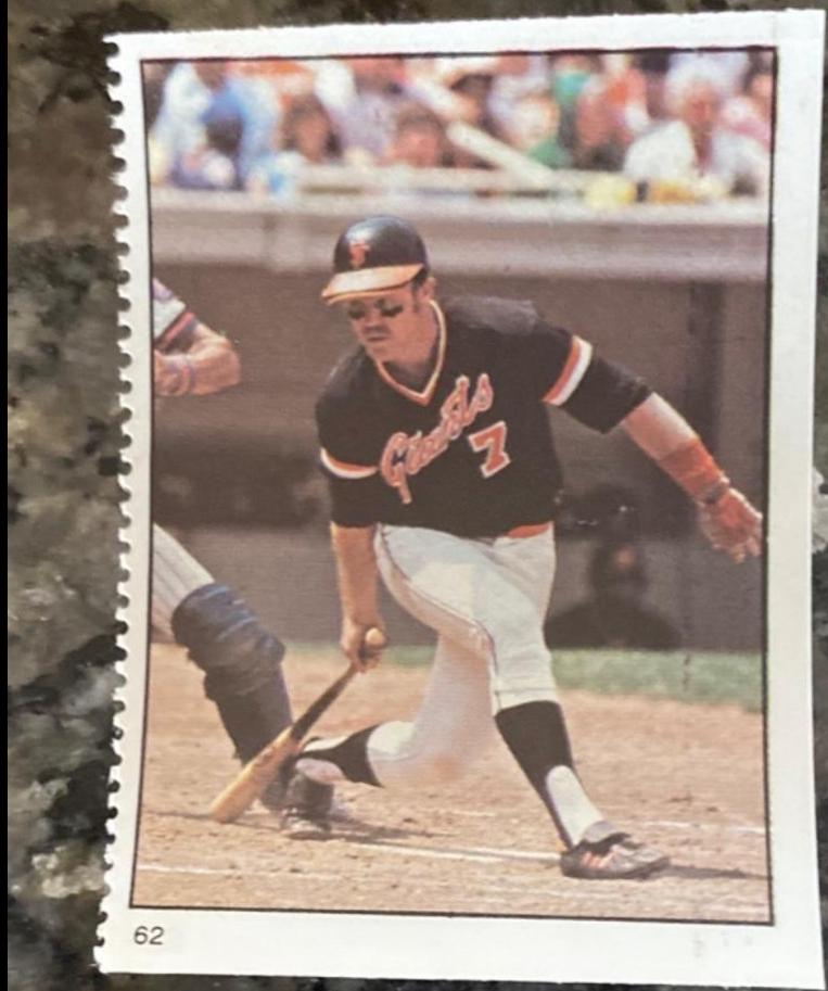 Milt May #62 Baseball Cards 1982 Fleer Stamps
