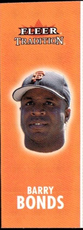 Barry Bonds #25 Baseball Cards 2003 Fleer Tradition Milestones
