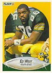 Ed West #181 Football Cards 1990 Fleer