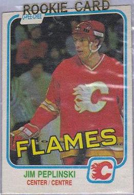 Jim Peplinski #49 Hockey Cards 1981 O-Pee-Chee