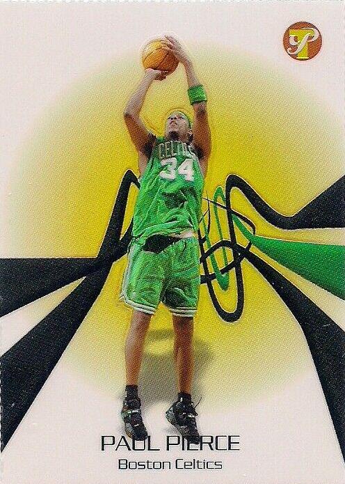 Paul Pierce Refractor #41 Basketball Cards 2004 Topps Pristine