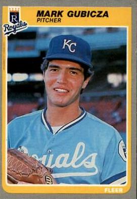 Mark Gubicza #201 Baseball Cards 1985 Fleer