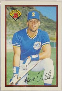 Dave Valle #208 Baseball Cards 1989 Bowman