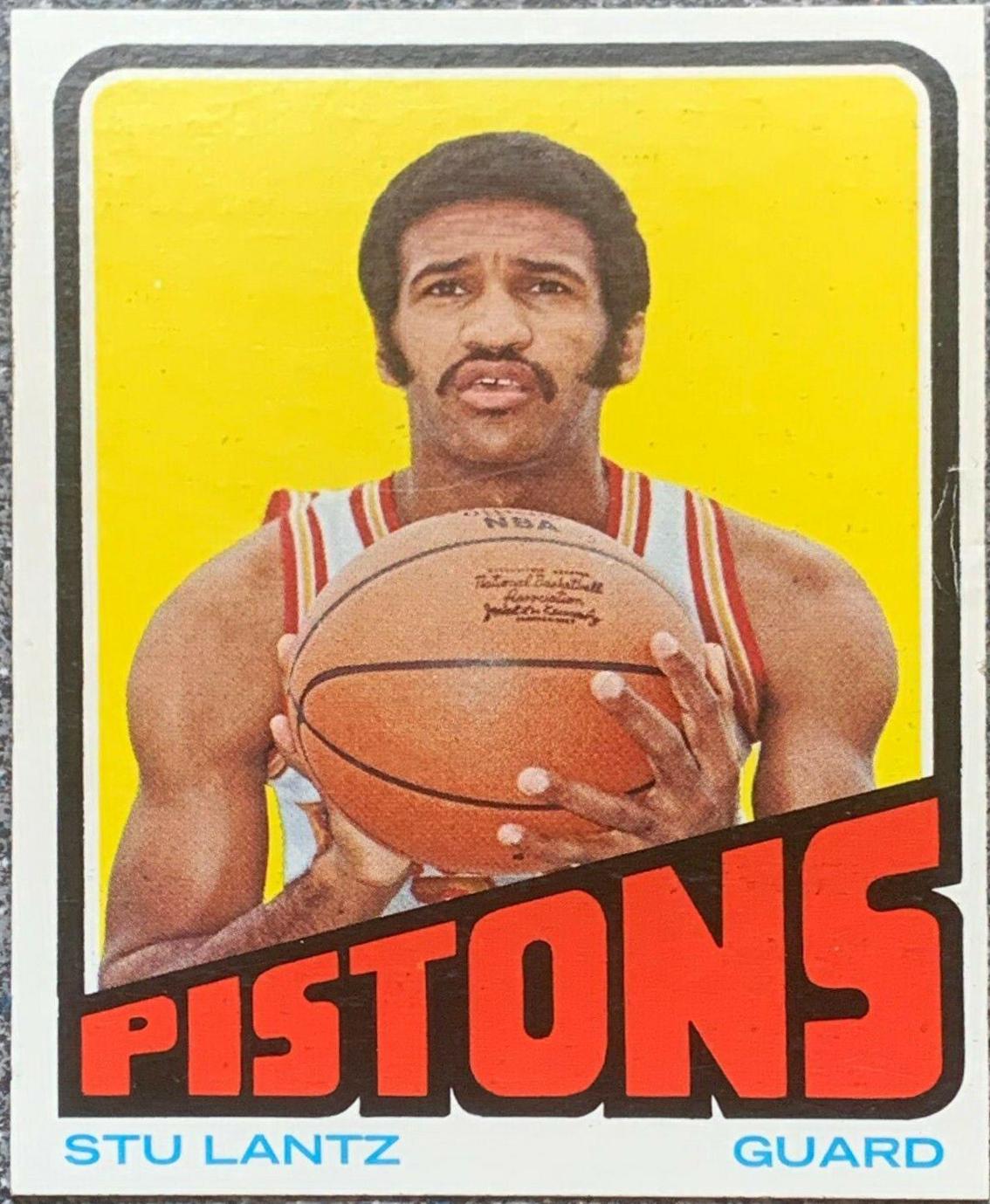 Stu Lantz #16 Basketball Cards 1972 Topps